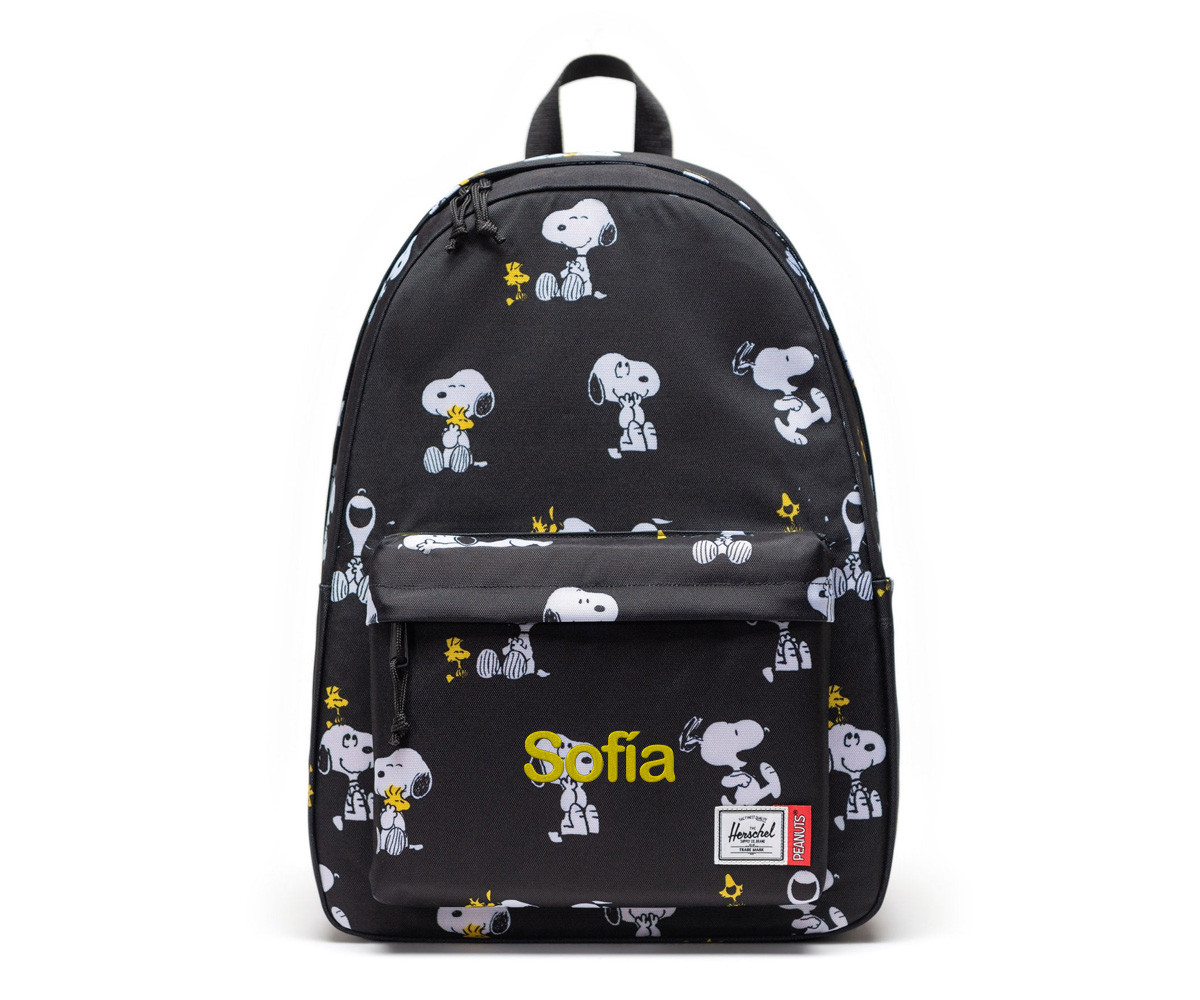 Zaino Herschel Classic XL Peanuts® Black Personalizzabile