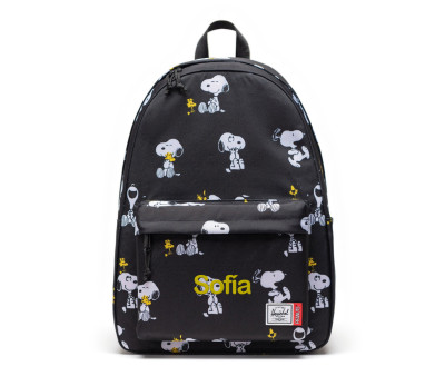 Zaino Herschel Classic XL Peanuts® Black Personalizzabile