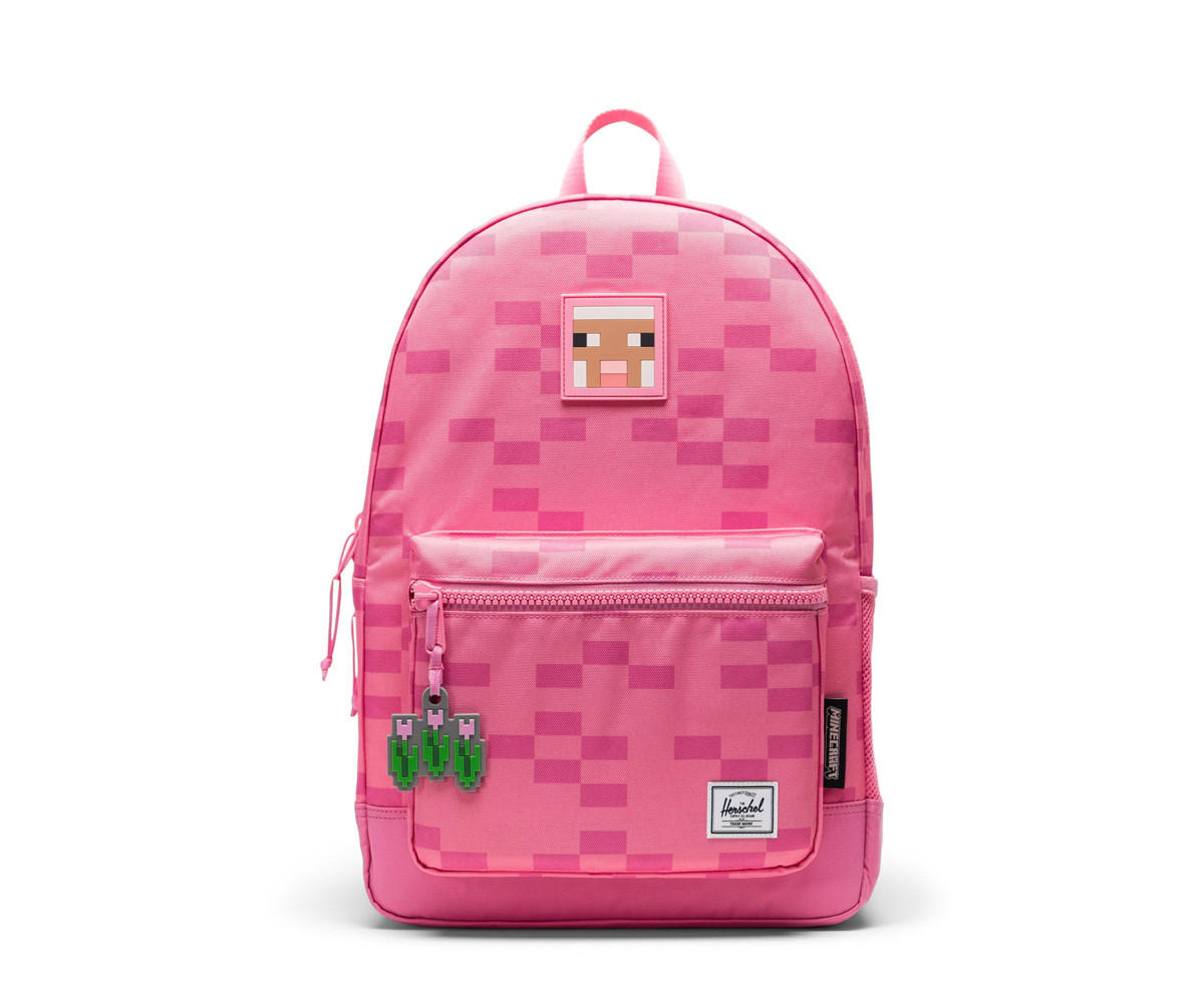 Zaino Herschel Heritage Youth Minecraft Pink Sheep Personalizzabile