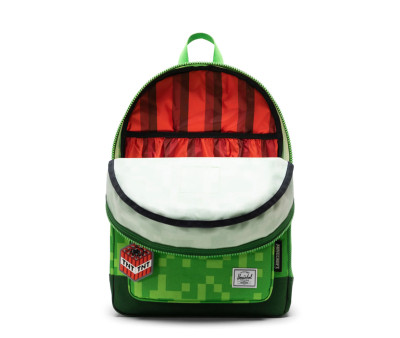Zaino Herschel Heritage Youth Minecraft Creeper Personalizzabile