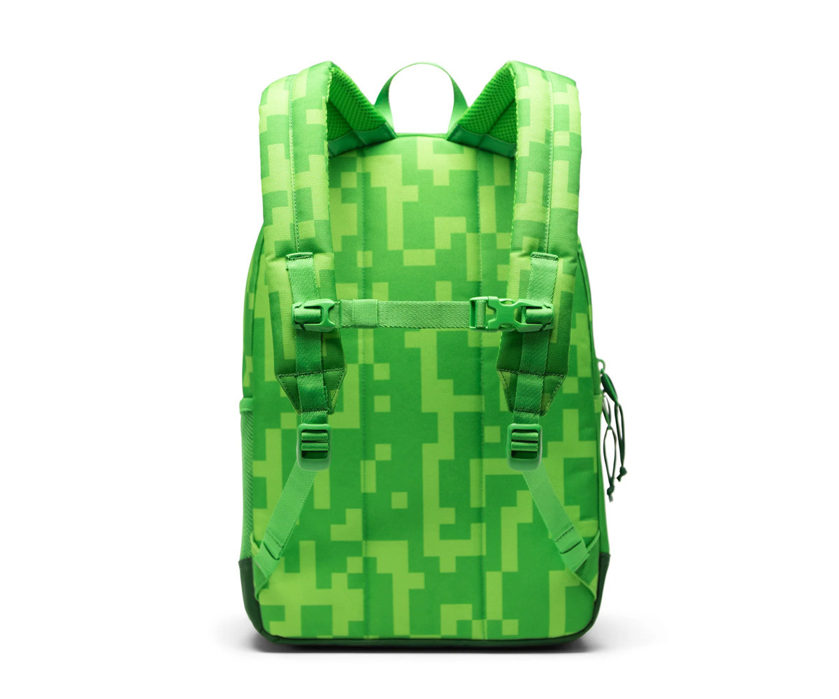 Zaino Herschel Heritage Youth Minecraft Creeper Personalizzabile