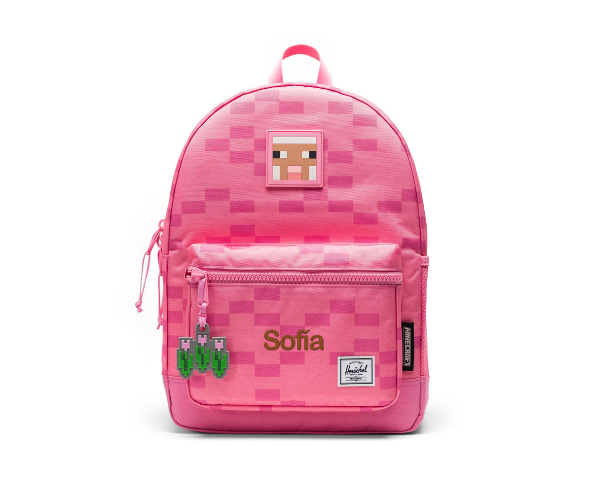 Zaino Herschel Heritage Kids Minecraft Pink Sheep Personalizzabile
