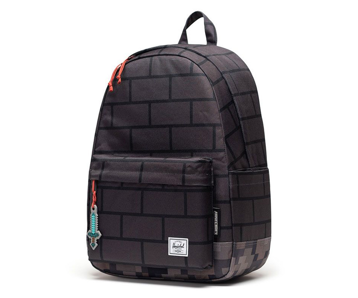 Zaino Herschel Classic XL Minecraft The Nether Personalizzabile
