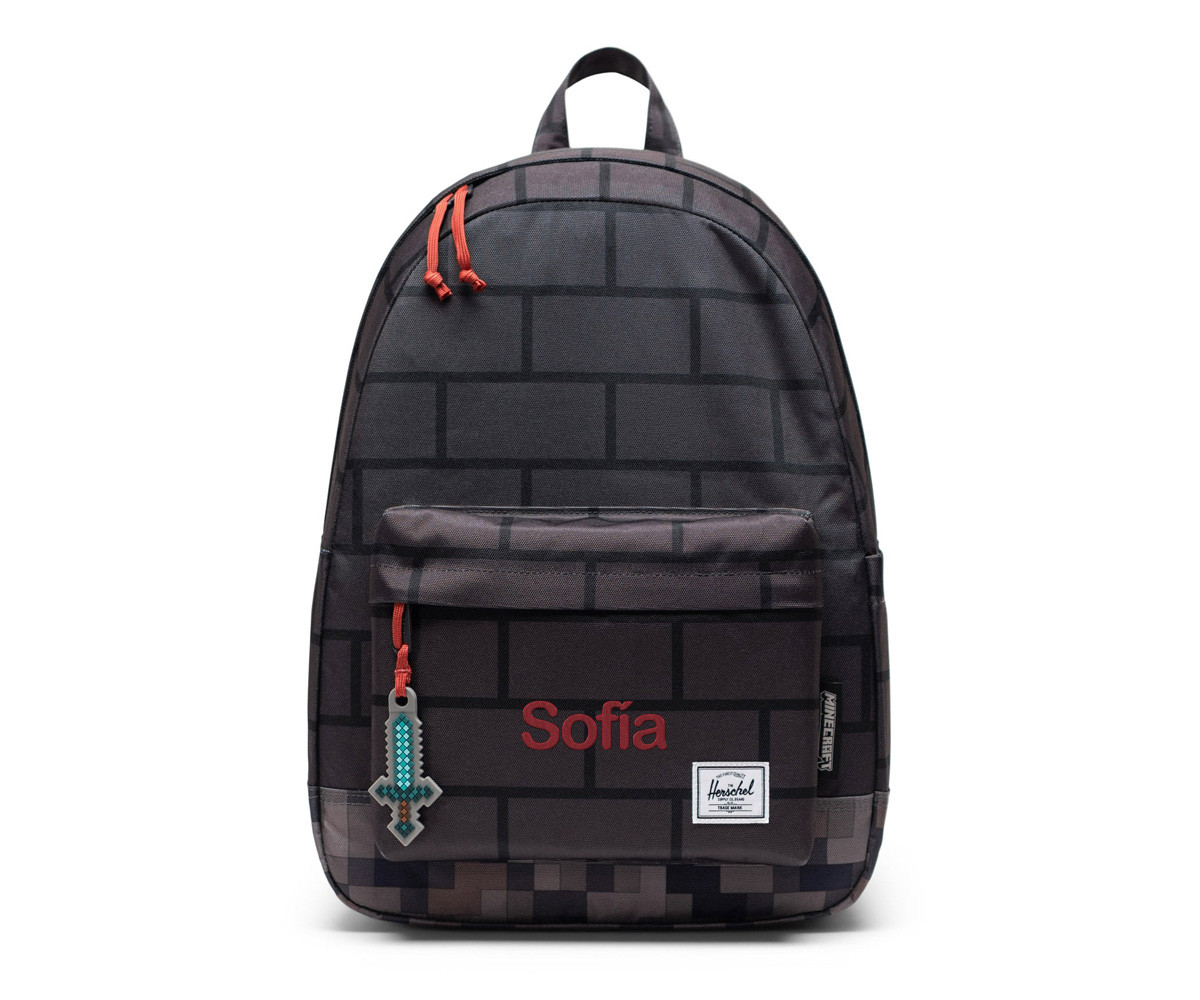 Zaino Herschel Classic Minecraft The Nether Personalizzabile