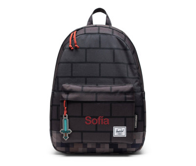 Zaino Herschel Classic Minecraft The Nether Personalizzabile