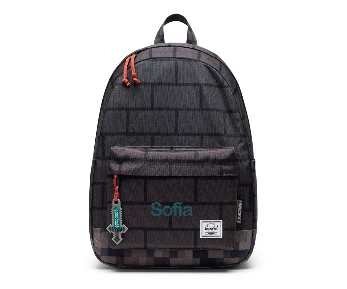 Zaino Herschel Classic Minecraft The Nether Personalizzabile