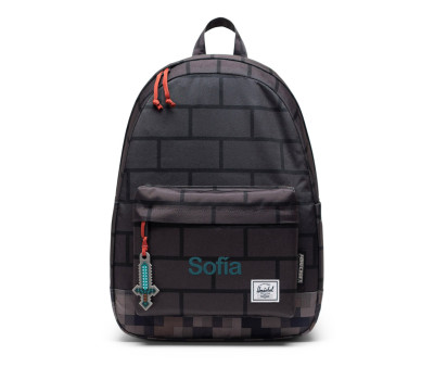 Zaino Herschel Classic Minecraft The Nether Personalizzabile