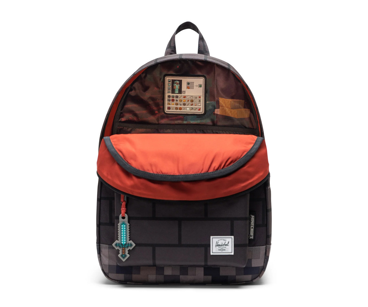 Zaino Herschel Classic Minecraft The Nether Personalizzabile