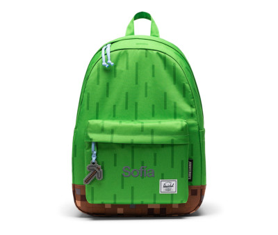 Zaino Herschel Classic Minecraft The Overworld Personalizzabile
