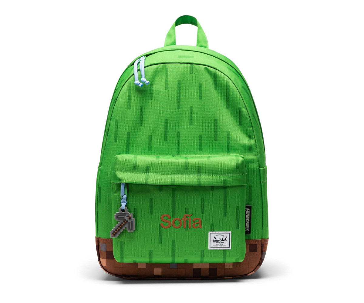 Zaino Herschel Classic Minecraft The Overworld Personalizzabile