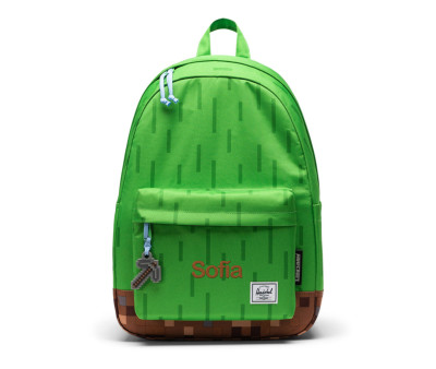Zaino Herschel Classic Minecraft The Overworld Personalizzabile