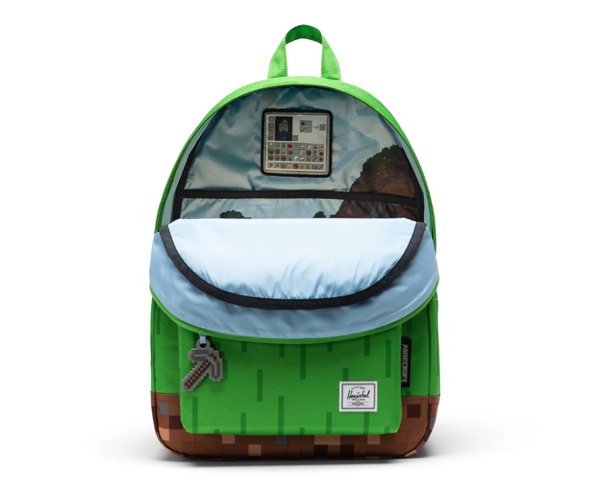 Zaino Herschel Classic Minecraft The Overworld Personalizzabile
