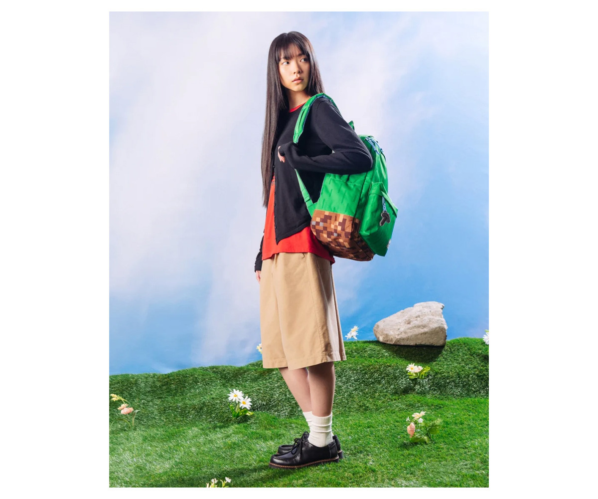 Zaino Herschel Classic Minecraft The Overworld Personalizzabile