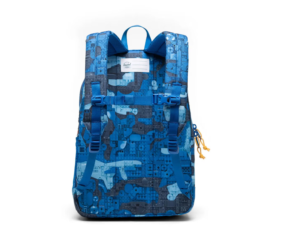 Zaino Herschel LEGO Heritage Youth Abstract Bricks Blue Personalizzabile