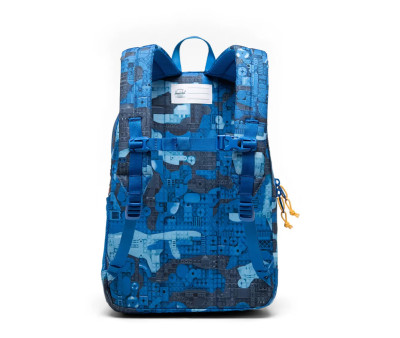 Zaino Herschel LEGO Heritage Youth Abstract Bricks Blue Personalizzabile