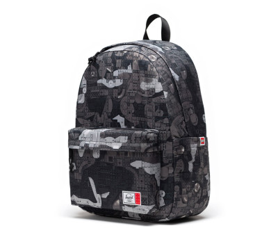 Zaino Herschel LEGO Classic XL Abstract Bricks Black Personalizzabile