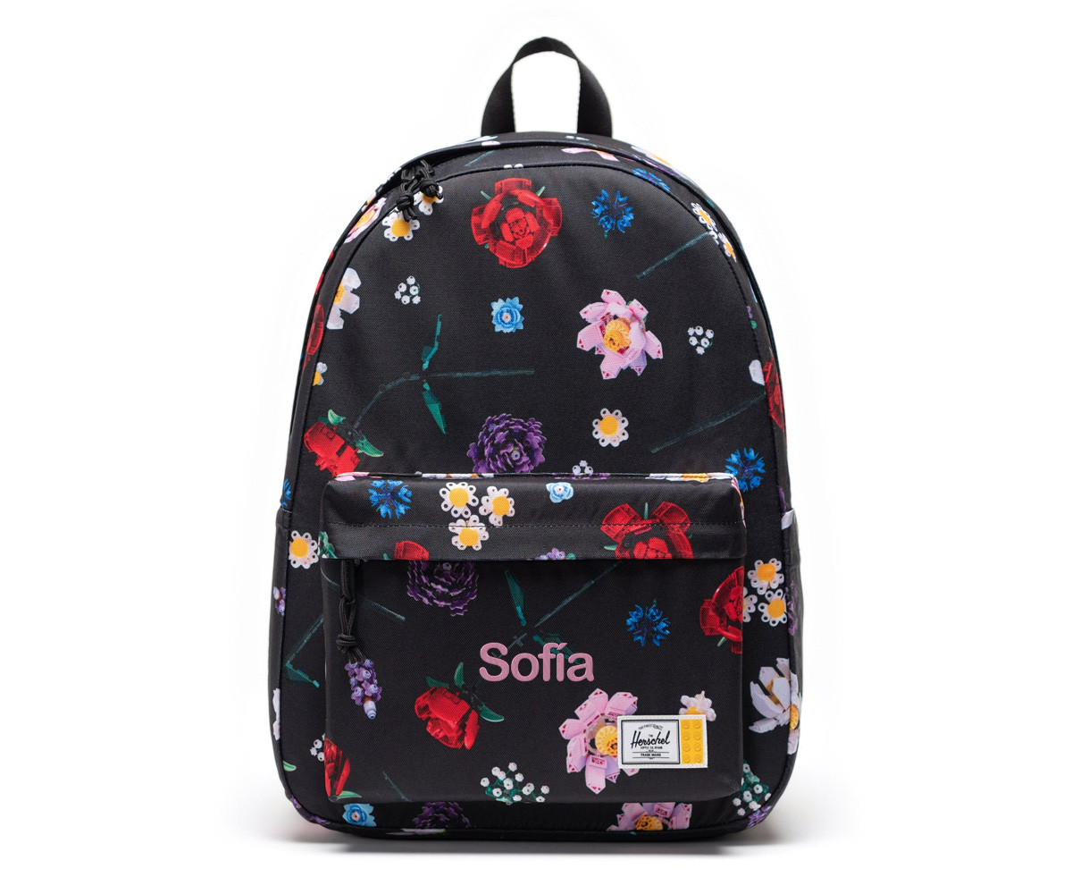 Zaino Herschel LEGO Classic XL Falling Florals Personalizzabile