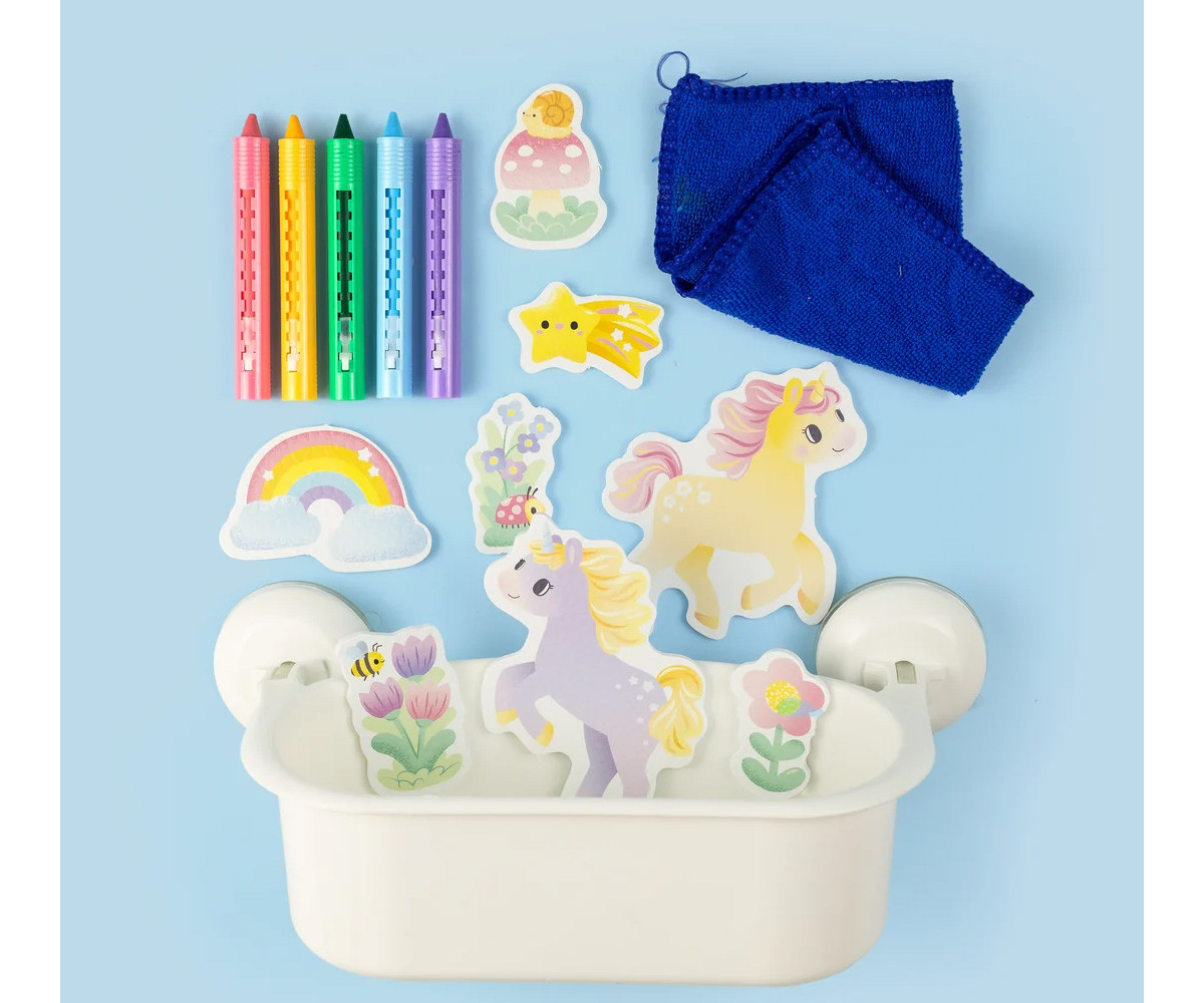 Crayones Bath Art Unicorn Tales