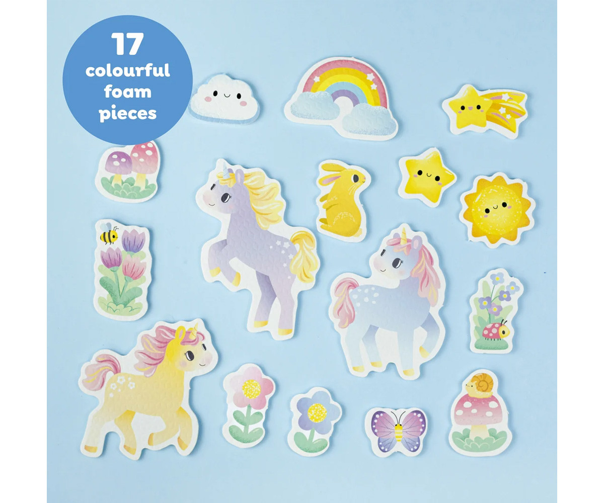 Crayones Bath Art Unicorn Tales