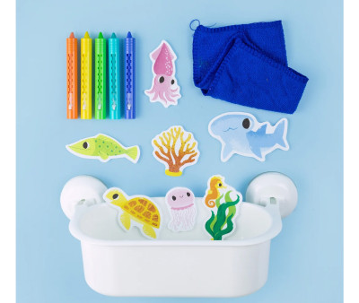 Pastelli da Bagno Bath Art Ocean Stories