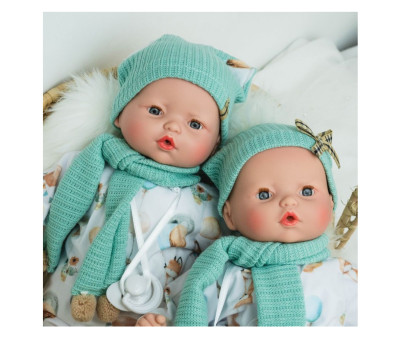 Muñecos Pitus Mellizos con Mecanismo Lloro 40cm
