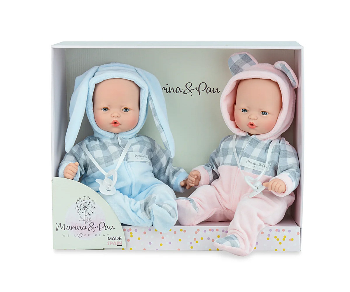 Muñecos Pitus Mellizos Baby Animals 40cm