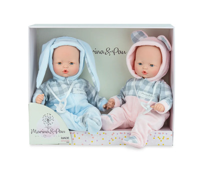 Muñecos Pitus Mellizos Baby Animals 40cm