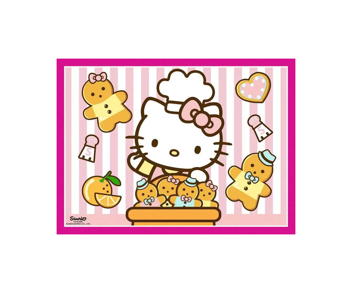 4 Puzzles Hello Kitty