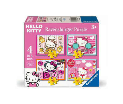 4 Puzzles Hello Kitty