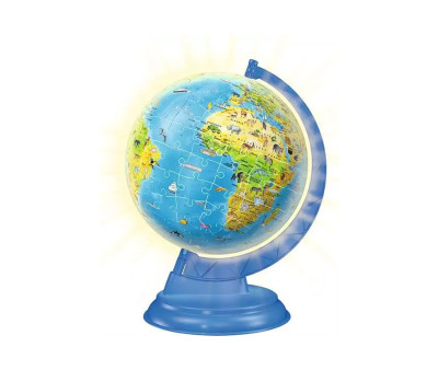Puzzle 3D Globo con Luz 180pcs