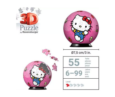 Mini Puzzle 3D Hello Kitty