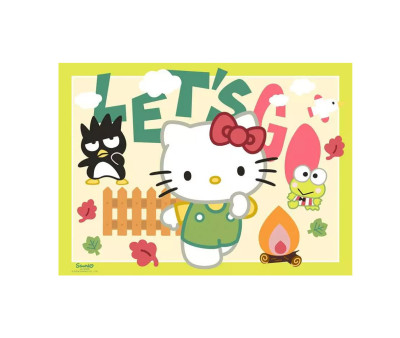 4 Puzzles Hello Kitty Bumper Puzzle 100pcs