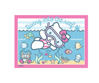 4 Puzzles Hello Kitty Bumper Puzzle 100pcs