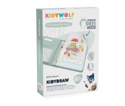 Tablet de Dibujo Iluminada K-DRAW-PAD Food Around the World