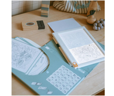 Tablet de Dibujo Iluminada K-DRAW-PAD Food Around the World