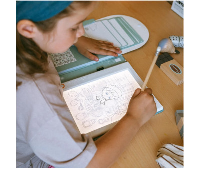 Tablet de Dibujo Iluminada K-DRAW-PAD Food Around the World