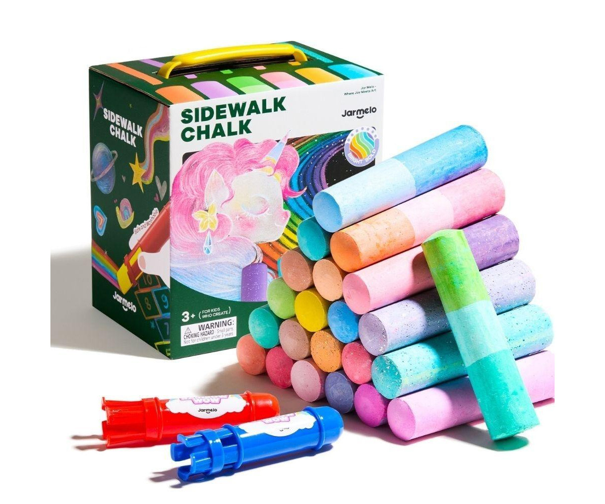 24 Tizas Lavables Rainbow Wow + 2 Soportes