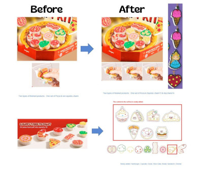 Set de Pintura de Espuma 3D Pizza