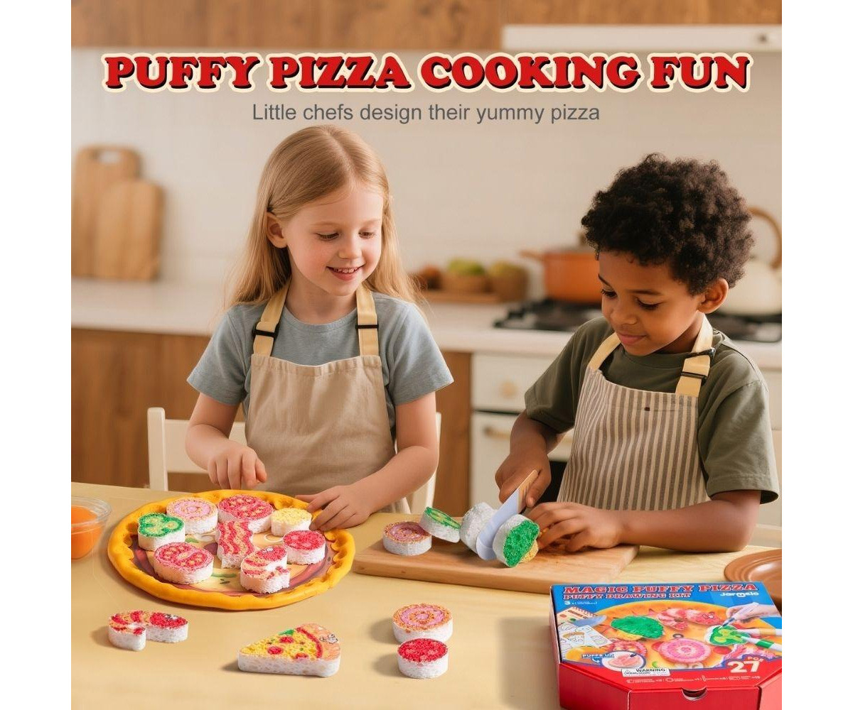Set de Pintura de Espuma 3D Pizza