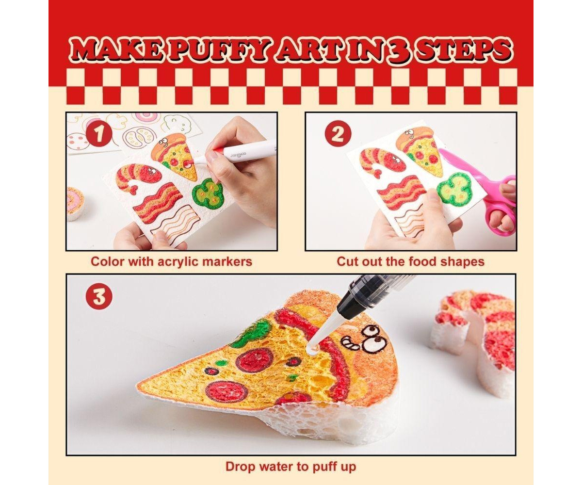 Set de Pintura de Espuma 3D Pizza