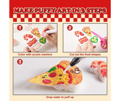 Set de Pintura de Espuma 3D Pizza