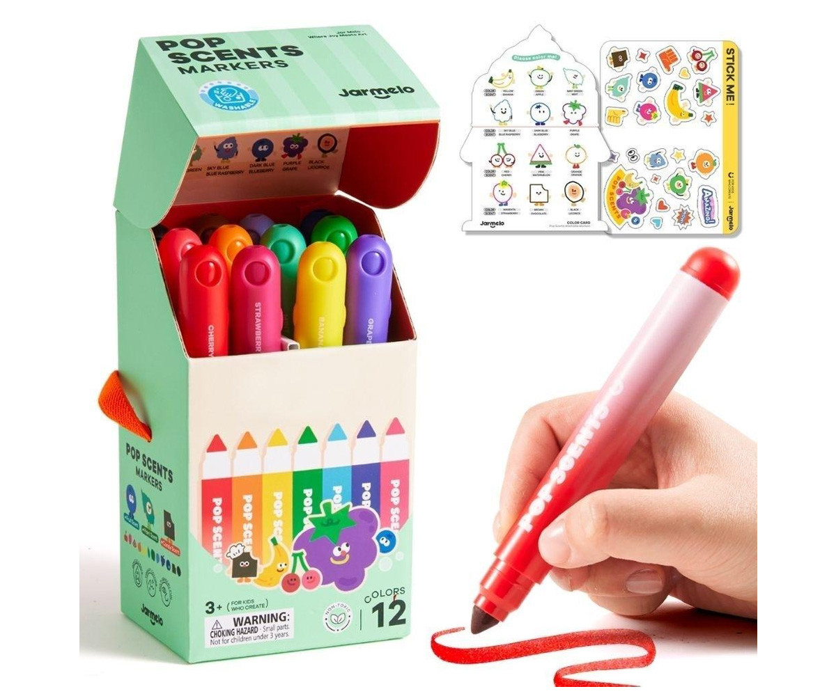 12 Rotuladores Lavables Perfumados Pop Scents