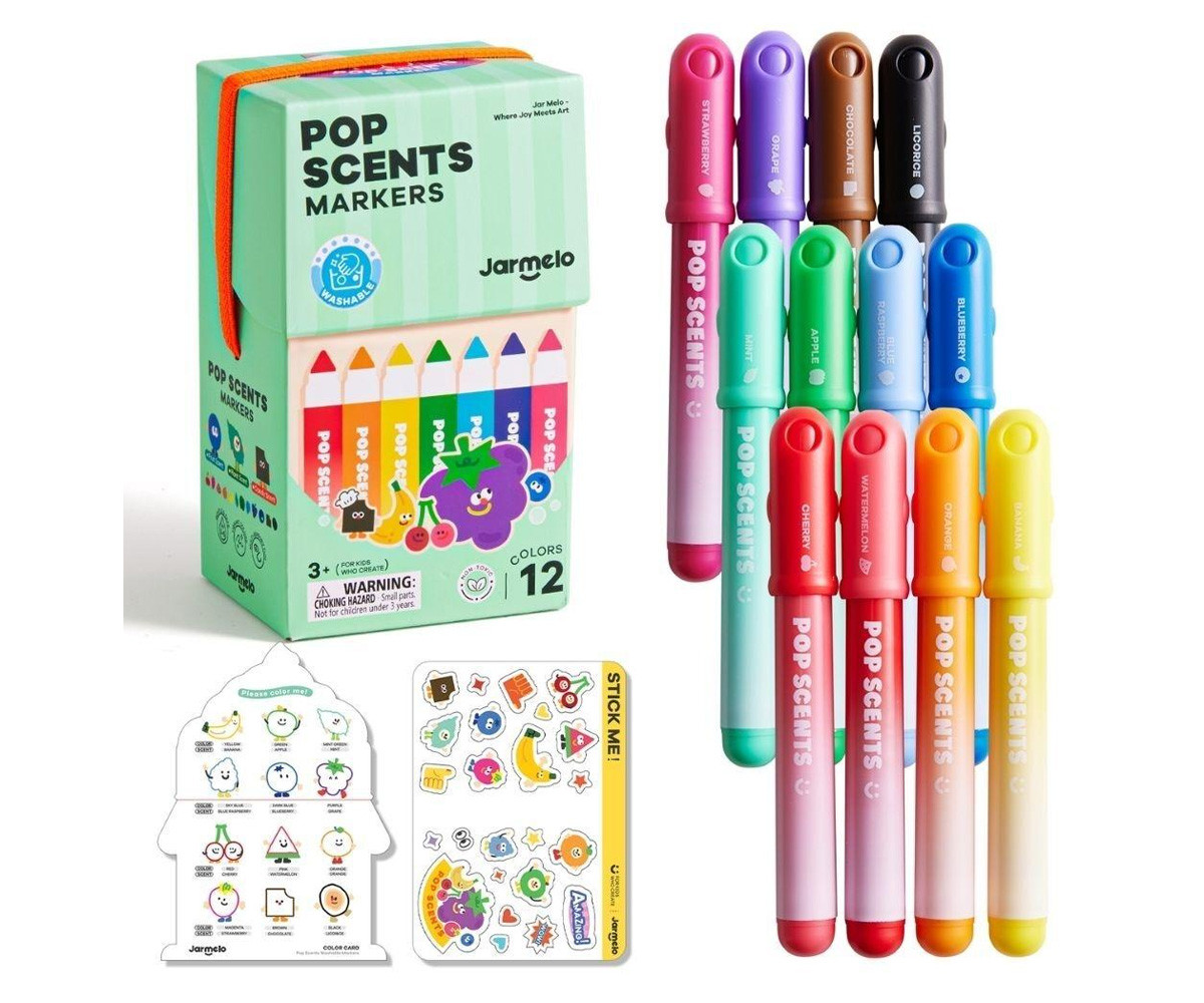 12 Rotuladores Lavables Perfumados Pop Scents