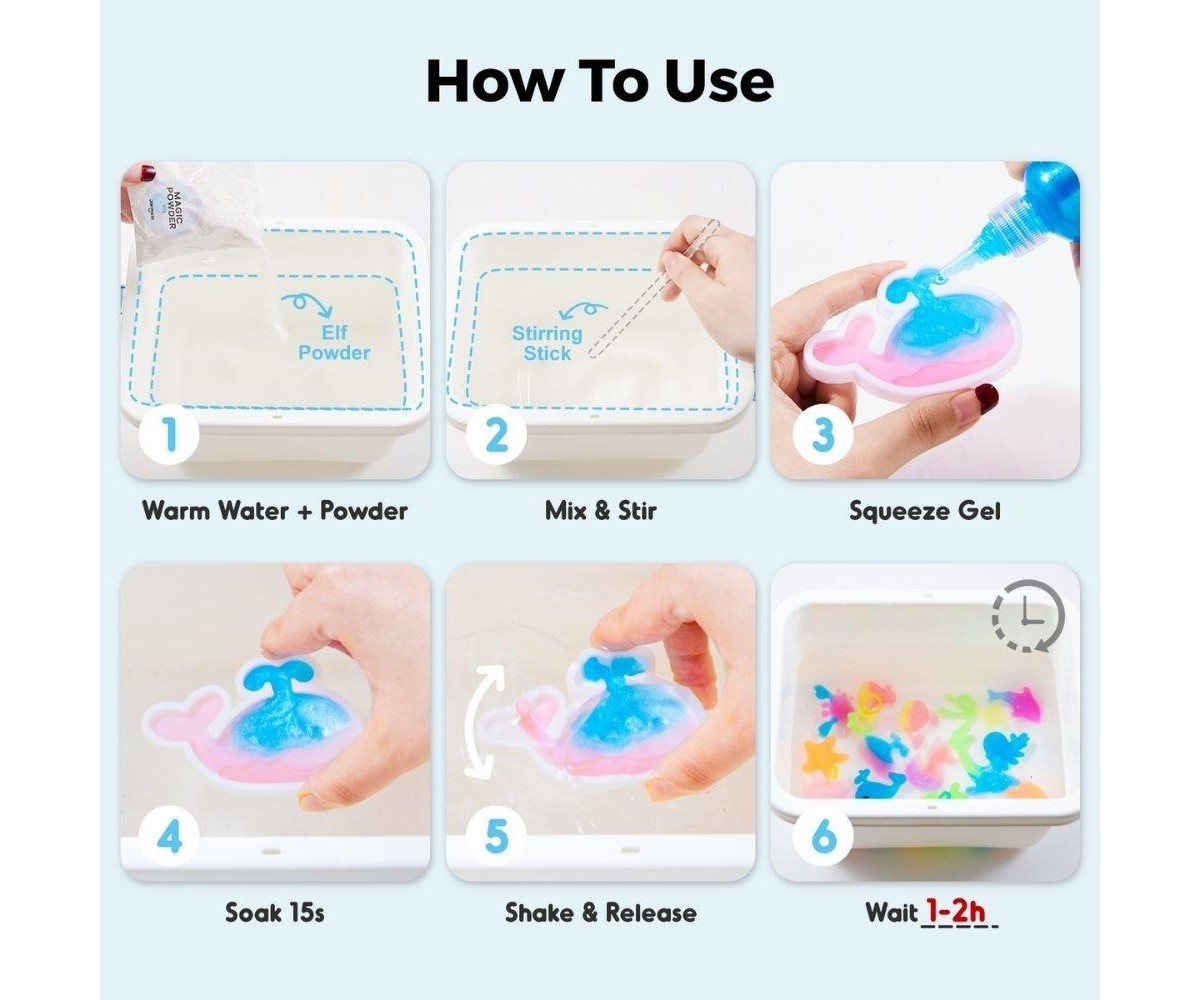 Kit Figuritas de Gel 3D en Agua