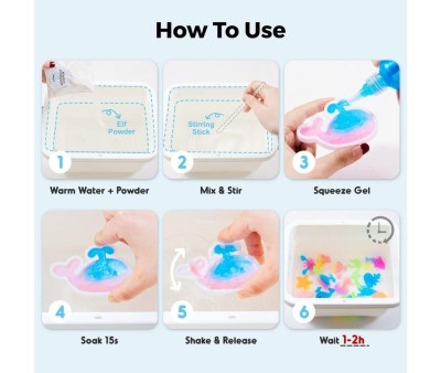 Kit Figuritas de Gel 3D en Agua