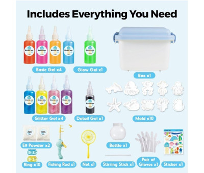 Kit Figuritas de Gel 3D en Agua