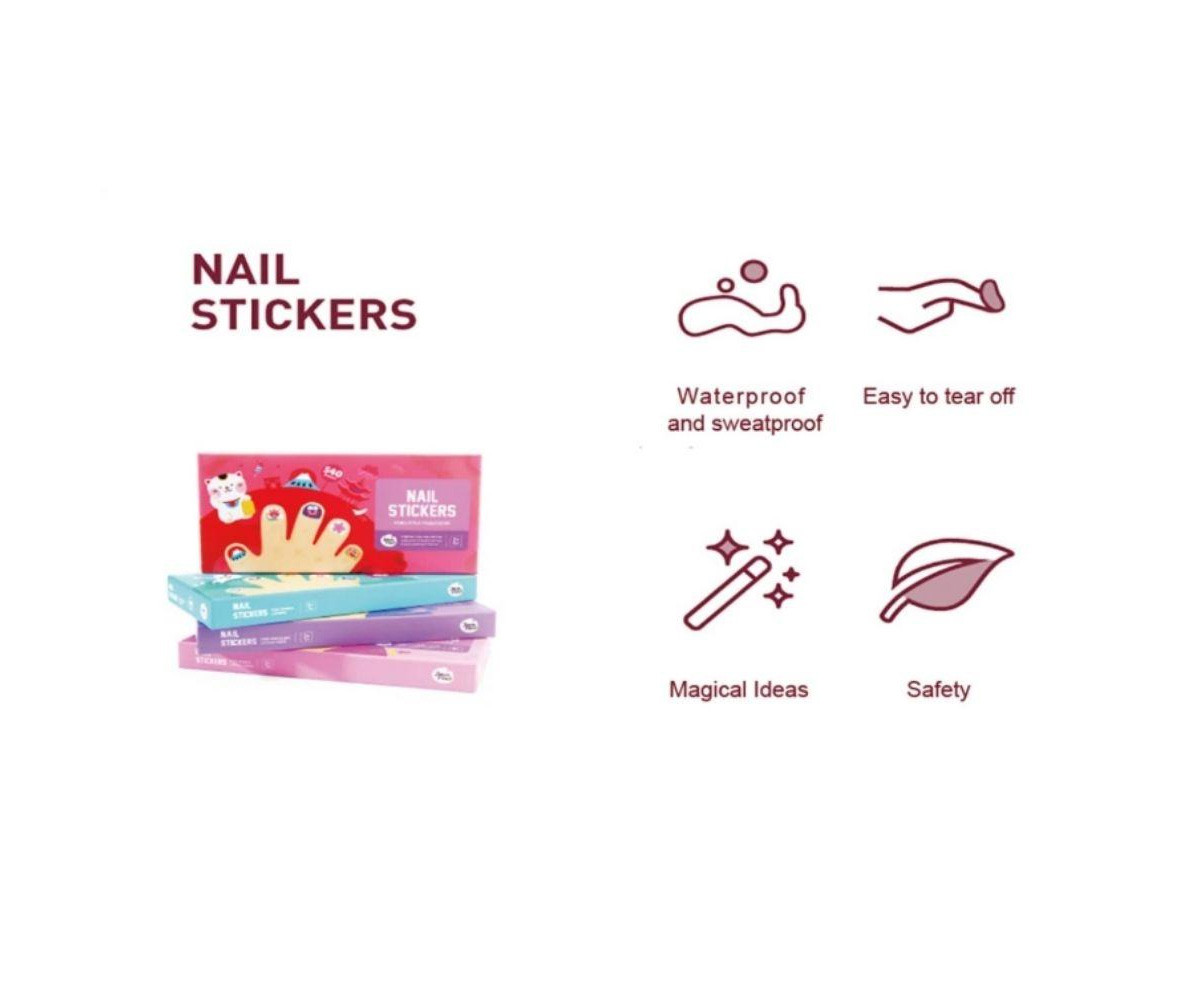 540 Pegatinas Infantiles para Uñas Awsome Little Ones