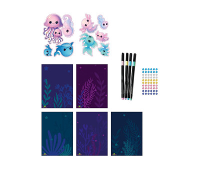 Kit Creativo Artissimo Océano Mágico con Rotuladores Metalizados