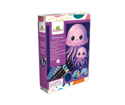 Kit Creativo Artissimo Océano Mágico con Rotuladores Metalizados
