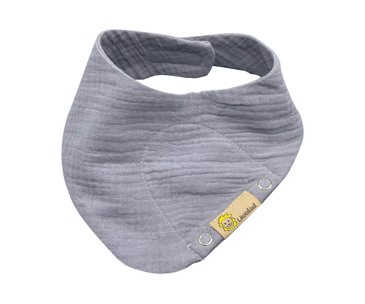 Bandana de Muselina Mini Gris